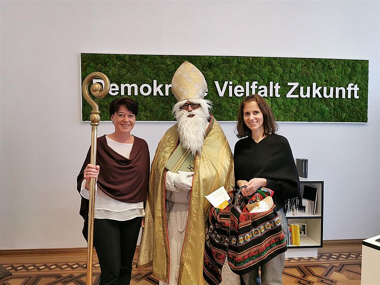 LTPin Ledl-Rossmann mit dem heiligen Nikolaus