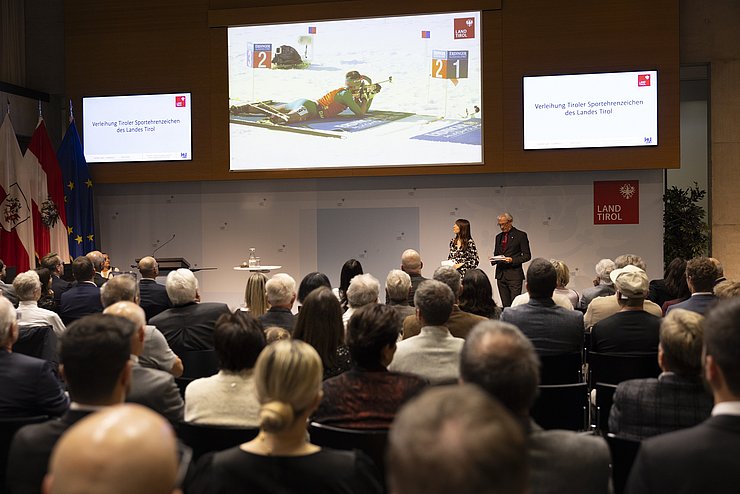 © Land Tirol/W9 Mario Webhofer Impressionen Festakt Verleihung Tiroler Sportehrenzeichen 03. November 2025