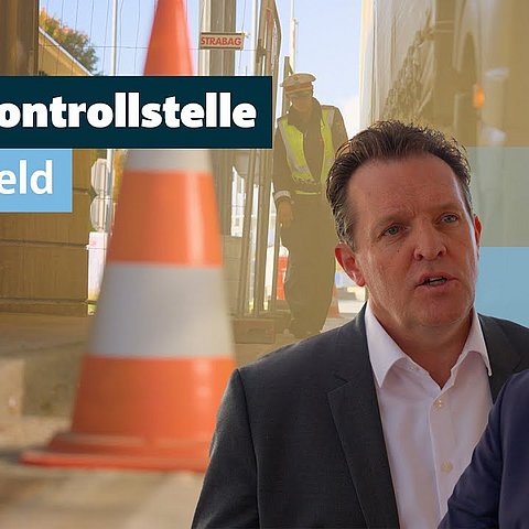 LKW-Kontrollstelle Radfeld