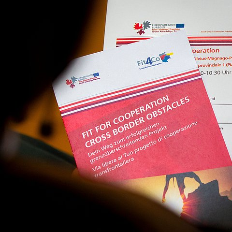 Im April war die zweite Ausgabe des Interreg-Projektes "Fit4Co" in Bozen vorgestellt worden (im Bild). Noch bis 15. Juli können öffentliche Verwaltungen grenzüberschreitende Projekte einreichen. 