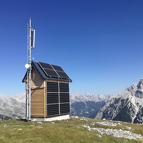 Der neue Funkstandort Scharnitz/Tiroler Hütte versorgt in Summe eine Fläche von ca. 250 Quadratkilometern.