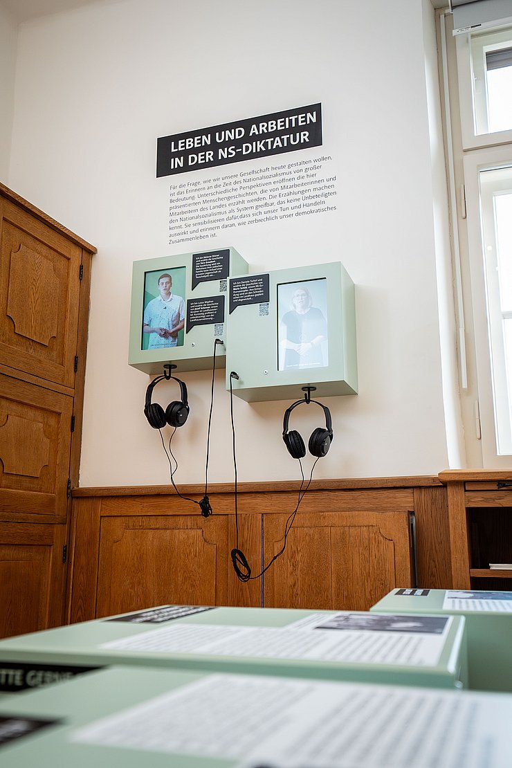 Online gibt es weiterhin einen 360°-Rundgang der Rahmenausstellung „Vom Gauhaus zum Landhaus“.