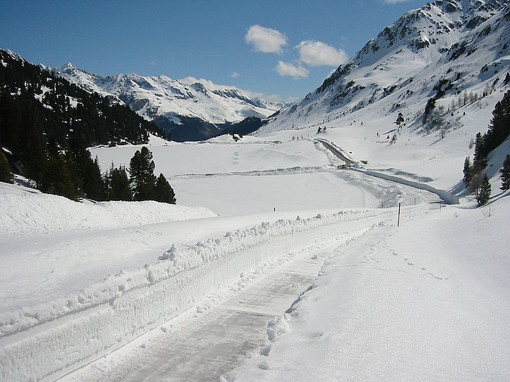 Staller Sattel im Winter