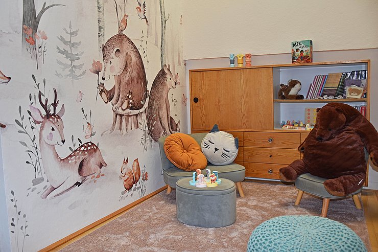 © Land Tirol/Dorfmann Kinderfreundlich gestalteter Raum