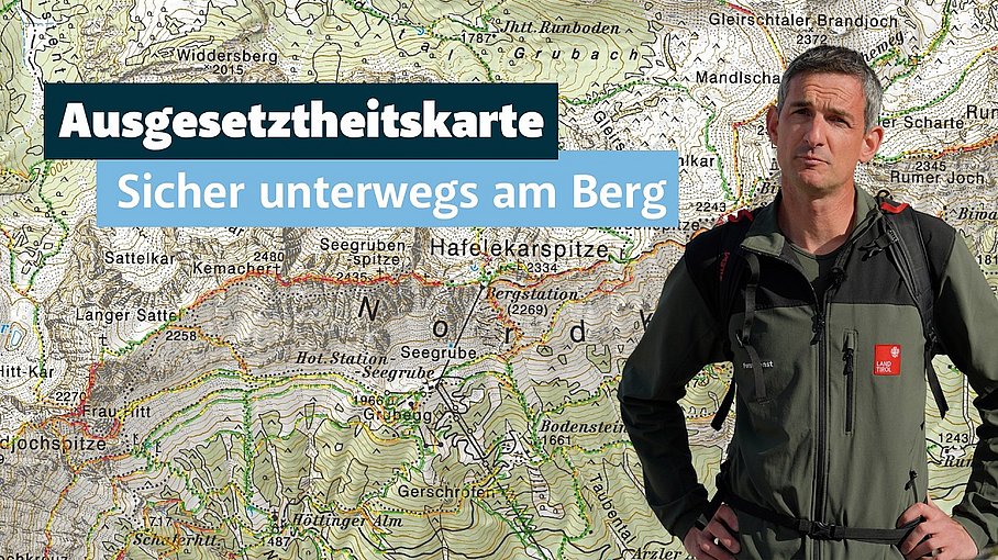 © Land Tirol/Rauch Ausgesetzheitskarte für bessere Tourenplanung
