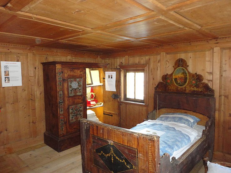 Schlafkammer im "Museum Rablhaus"