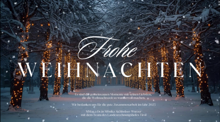 Weihnachtsgruß des LRH Tirol