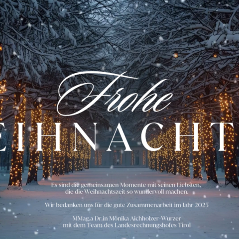 Weihnachtsgruß des LRH Tirol