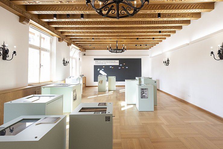 Ausstellungsbereich im ehemaligen "Gauleiterzimmer". 