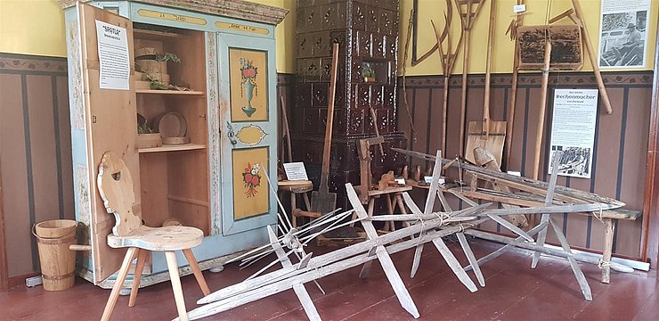 Blick in einen Ausstellungsraum des "Museums im Spinnhof".