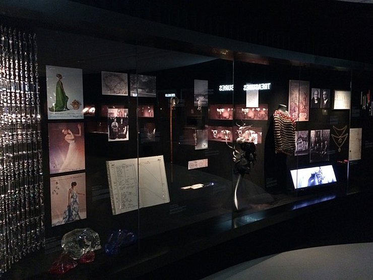 Blick in die Ausstellung in den "Swarovski Kristallwelten"