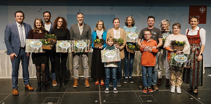 Die Ausgezeichneten aus dem Bezirk Kufstein sind zu sehen.