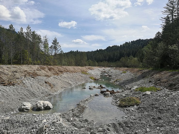 Der Koppenbach wird neu angelegt …