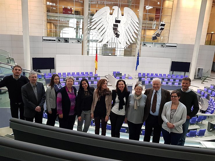 © Landtagsdirektion LTP van Staa mit den MitarbeiterInnen der Landtagsdirektion im deutschen Bundestag