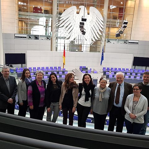 LTP van Staa mit den MitarbeiterInnen der Landtagsdirektion im deutschen Bundestag