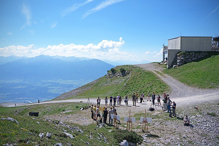 Personengruppe auf der Seegrube