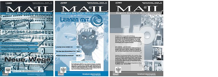 Cover der Ausgaben 2001