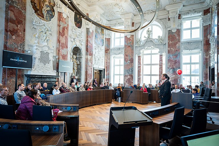 © Land Tirol/Christanell Landtag