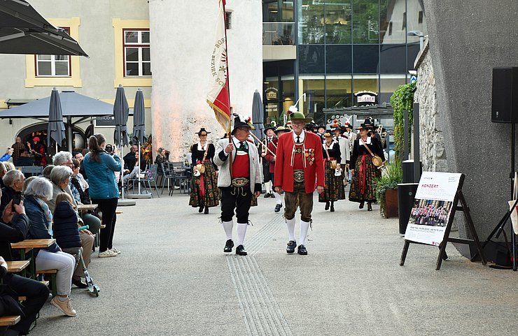 Einmarsch der Bürgermeistermusikkapelle.