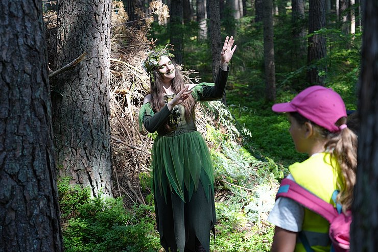 Aufführung im Wald