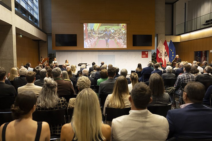 © Land Tirol / Mario Webhofer Impressionen Festakt Verleihung Tiroler Sportehrenzeichen 24. September 2024
