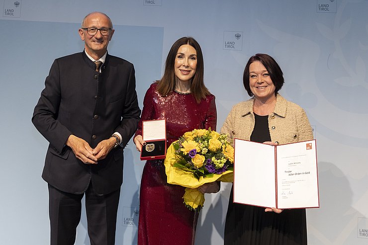 Foto mit der Geehrten.