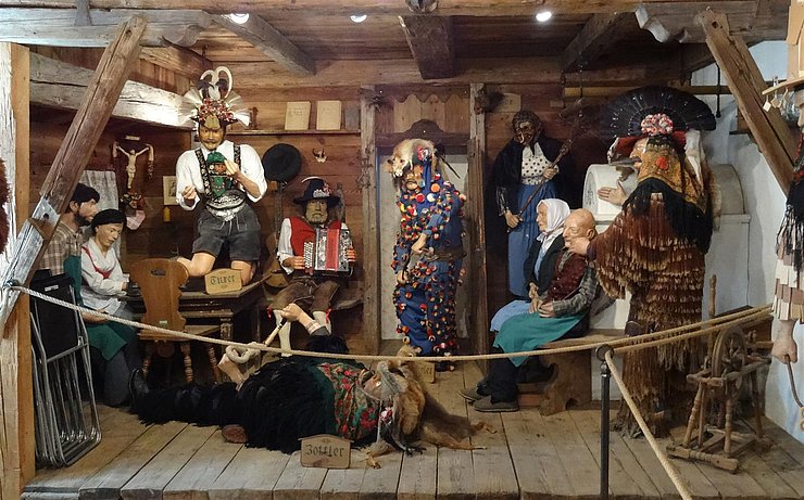 Blick in die Ausstellung des "Matschgerer Museums"