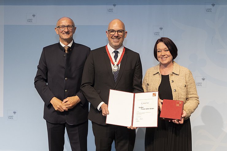 Foto mit dem Geehrten.