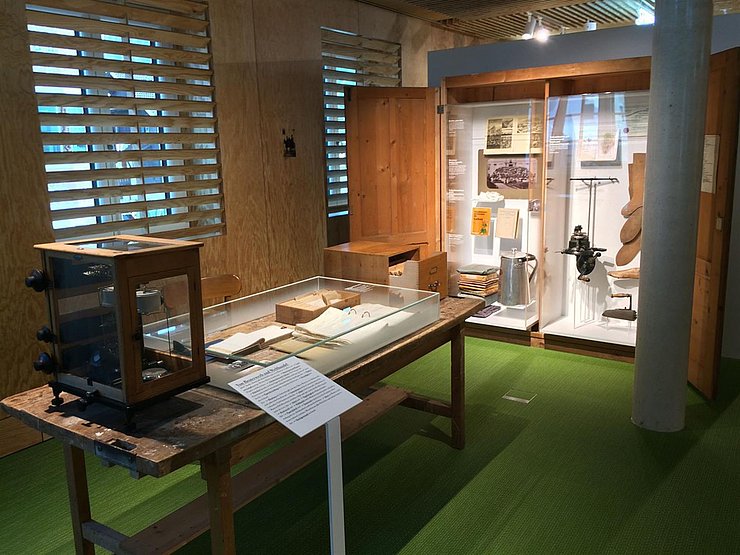 Blick in die Ausstellung im "Museum Wattens"