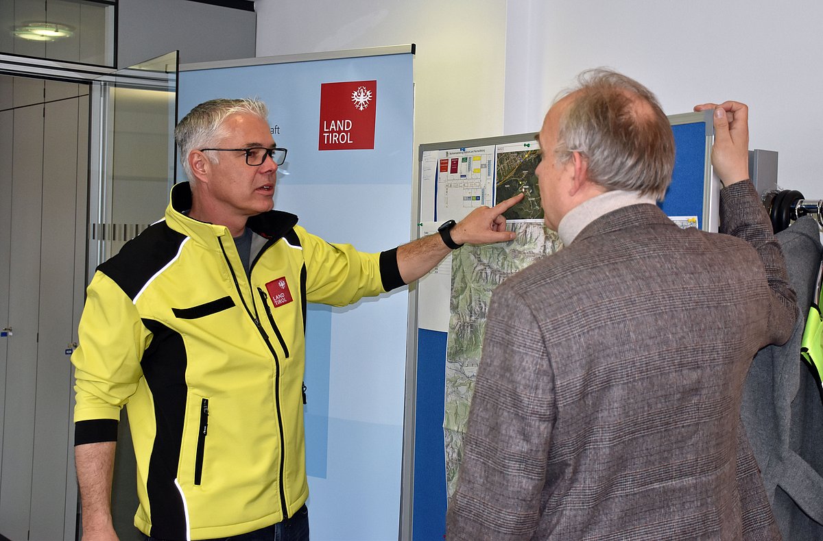 BH Innsbruck Einsatzleitung übt Katastrophenfall Land Tirol