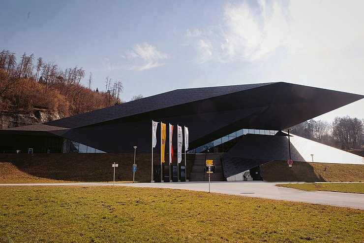 Außenansicht des Festspielhauses Erl.