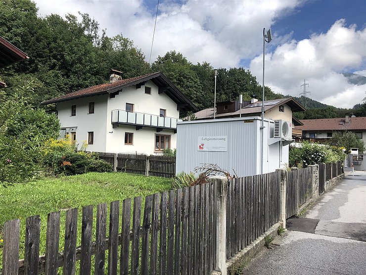 Messstelle Vomp / An der Leiten Blickrichtung Nordosten