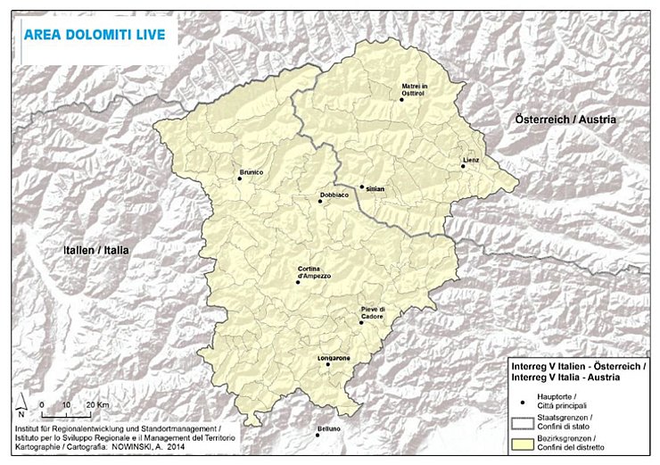Überblick Region Dolomiti Live