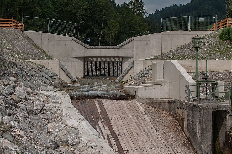 Einbindung bestehende Wehranlage