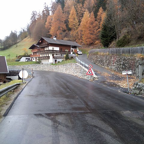 Die Generalsanierung der L 24 in Prägraten im Bereich Bobojach-Wallhorn ist abgeschlossen.