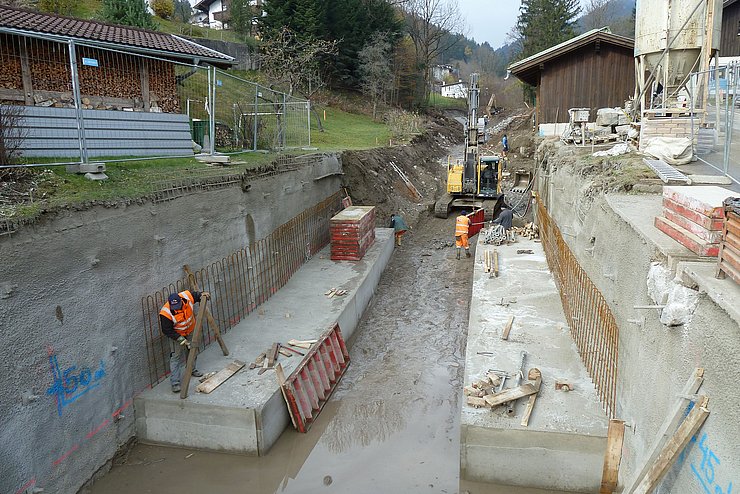 Fundamente Schwergewichtsmauer