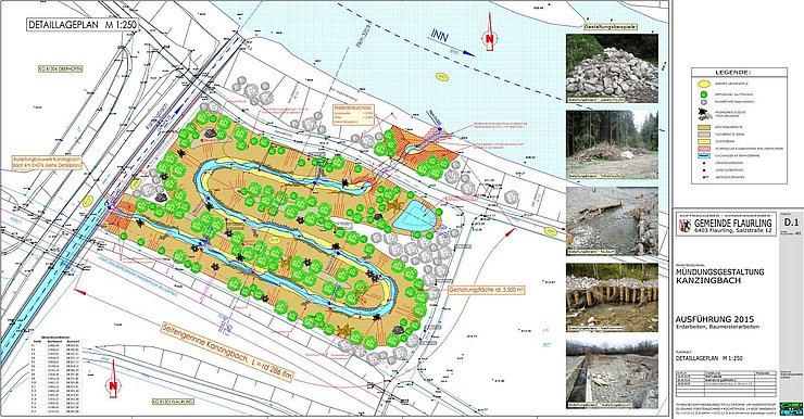 Detaillageplan Kanzingbach