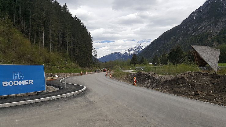 Fertige Asphaltschichten