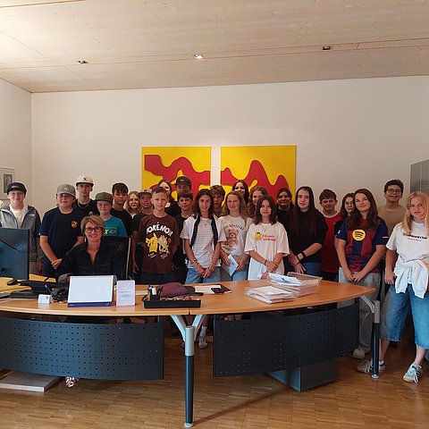 Besuch der Mittelschule Vils