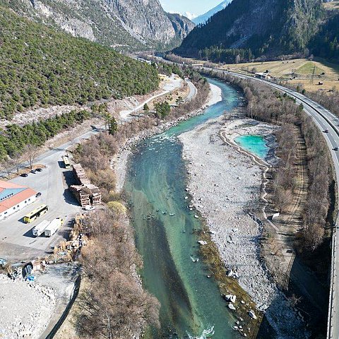 � Land Tirol/BBA Mehr Raum für den Inn in Zams
