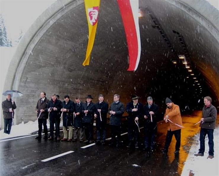 Eröffnungsfeier Seebachtunnel