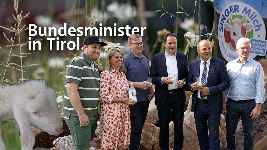 © Land Tirol / Raggl Landwirtschaftsminister in Tirol zu Besuch