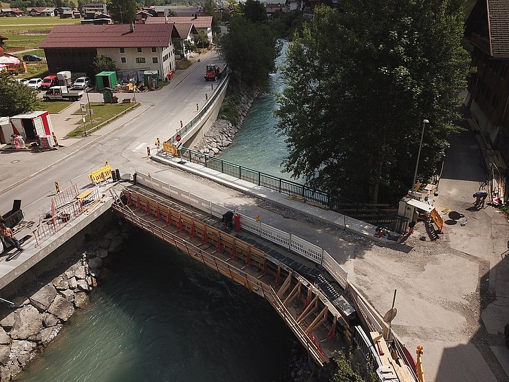 Arbeiten an der Randleiste