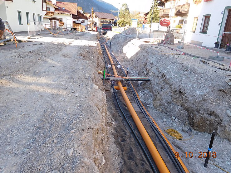 auabschnitt 3 Leitungsbau Blickrichtung Norden