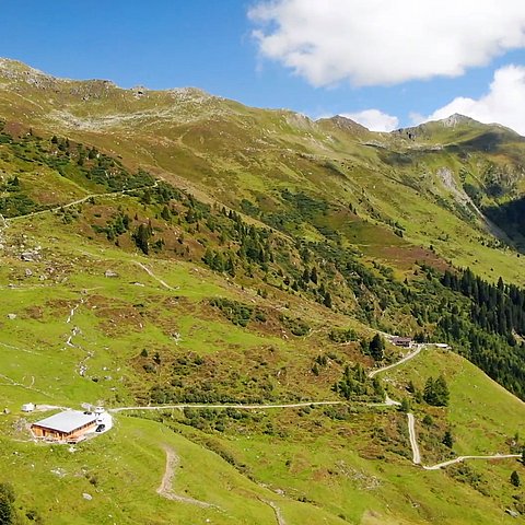Luftaufnahme Peer-Alm Navis