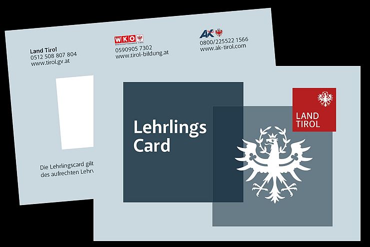 Interessierte Tiroler Lehrlinge können ab sofort die neu designte Lehrlingscard online beantragen. 