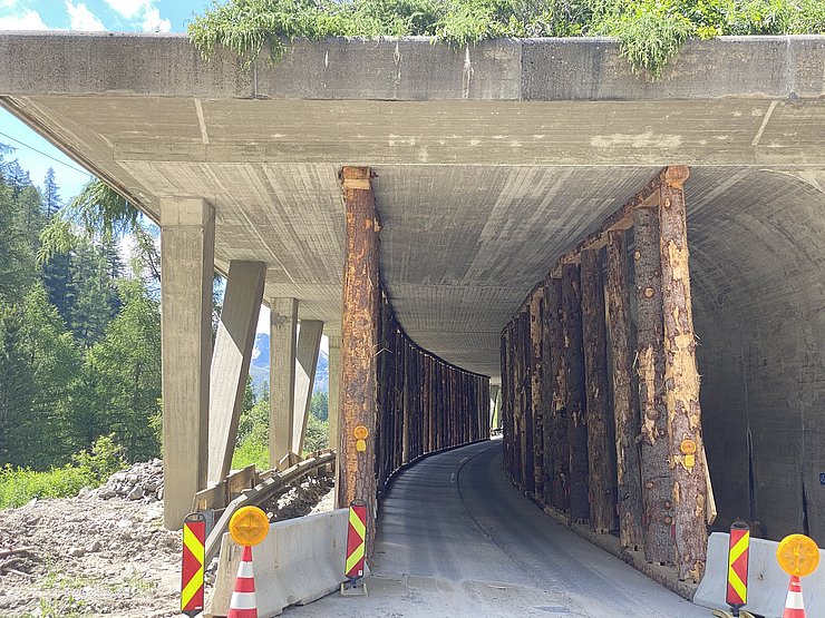 Die B 186 Ötztalstraße ist ab morgen Freitag, 17. Juli 2020 um 22 Uhr einspurig befahrbar. 