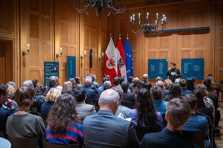 Aufnahme des Festsaals im Landhaus.