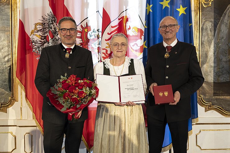 Gruppenfoto mit Grander.