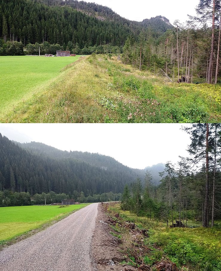 © Land Tirol/Reiter Vergleich Vorher / Nachher